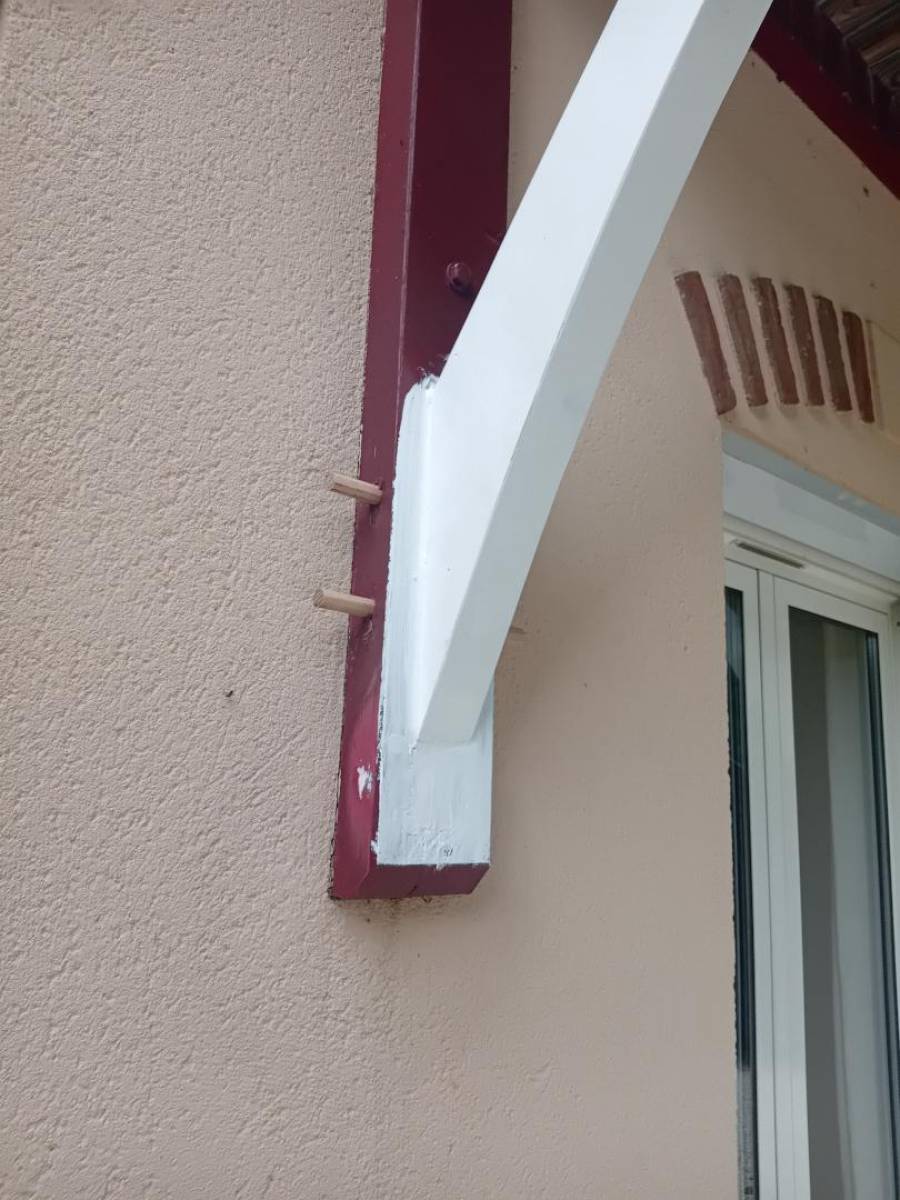 Remise en état d’un balcon en douglas à Gradignan